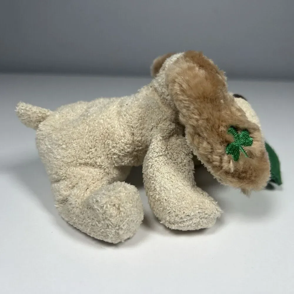 Russ Luv Pets Dugan Dog Shamrock Clover St. Patrick's Day Mini Plush NWT